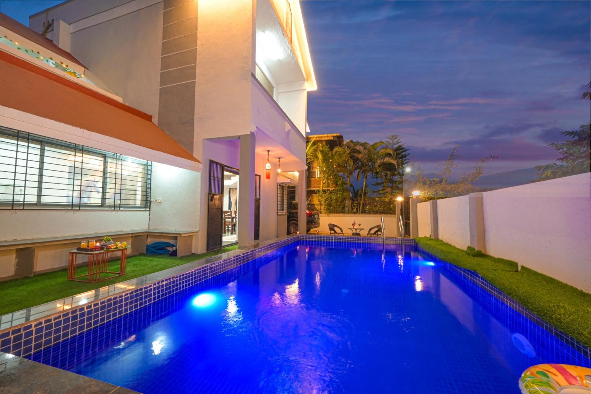 Ll Empyrean Stay II Luxury Ll Celestial Unicorn Villa Ll 3Bhk Ll Ac Ll Private Big Pool Ll Лонавала Экстерьер фото