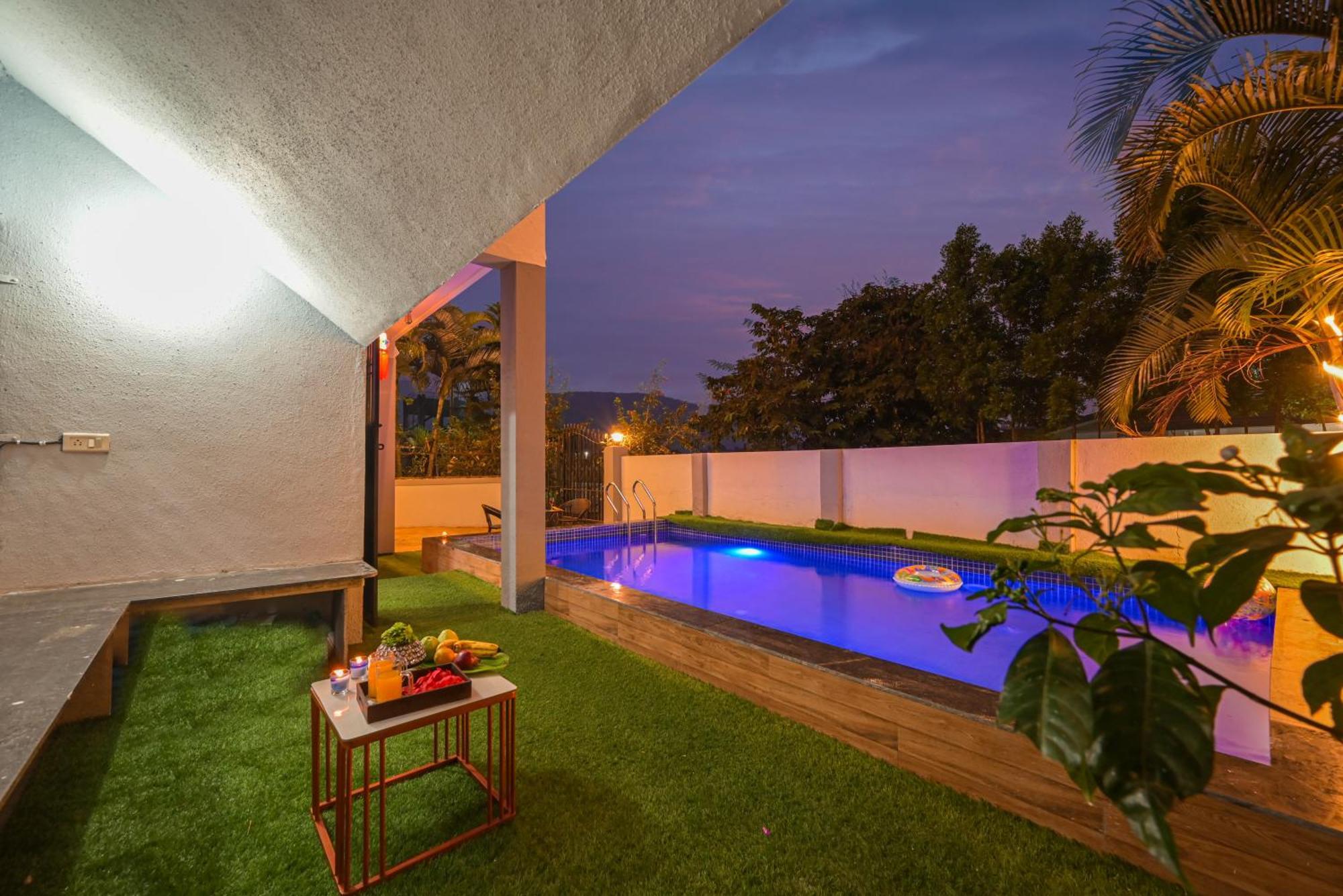 Ll Empyrean Stay II Luxury Ll Celestial Unicorn Villa Ll 3Bhk Ll Ac Ll Private Big Pool Ll Лонавала Экстерьер фото