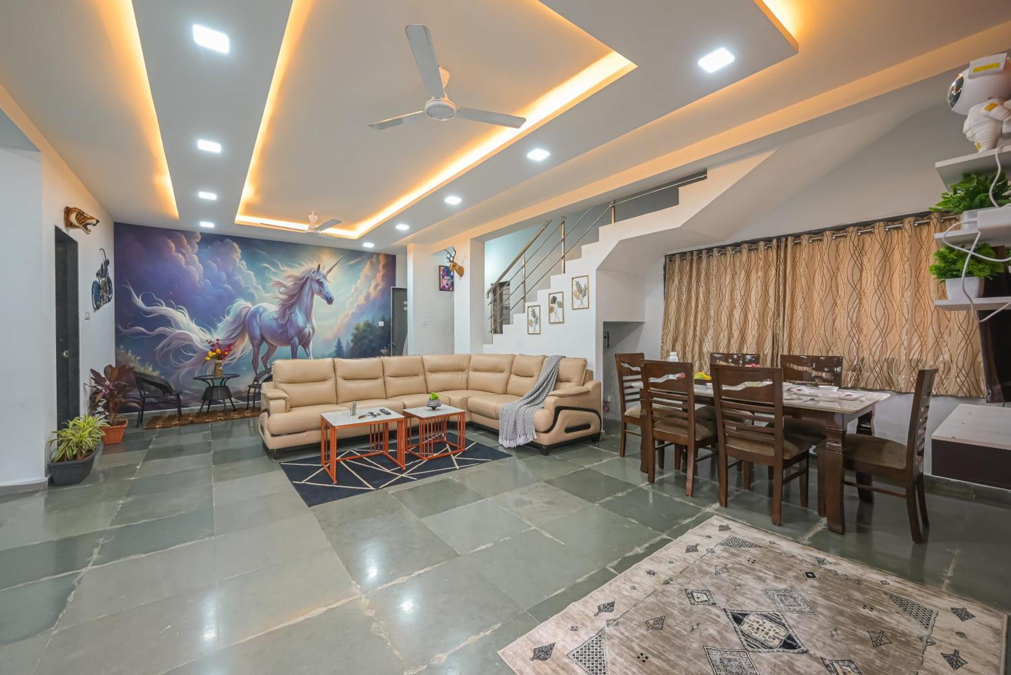 Ll Empyrean Stay II Luxury Ll Celestial Unicorn Villa Ll 3Bhk Ll Ac Ll Private Big Pool Ll Лонавала Экстерьер фото