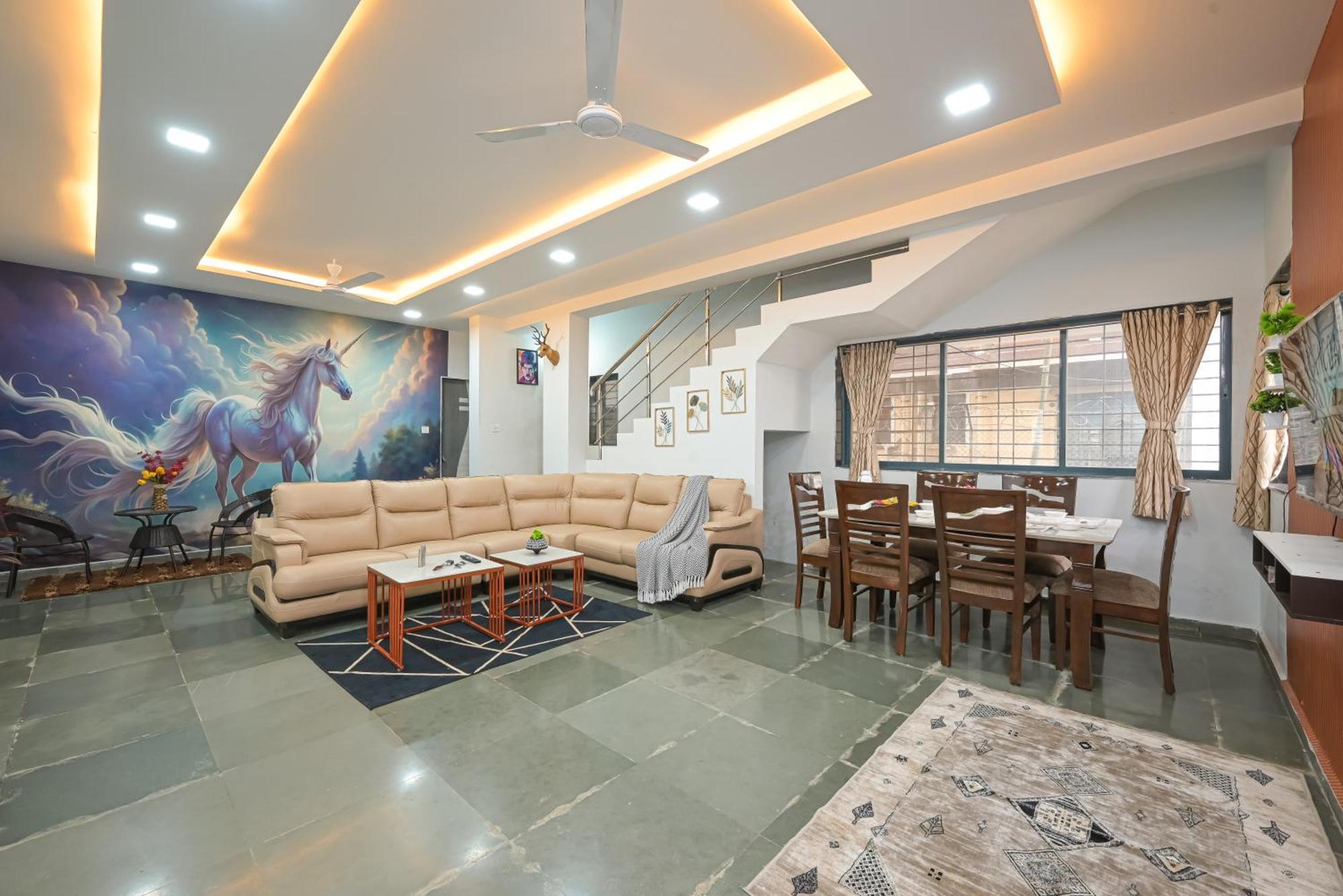 Ll Empyrean Stay II Luxury Ll Celestial Unicorn Villa Ll 3Bhk Ll Ac Ll Private Big Pool Ll Лонавала Экстерьер фото